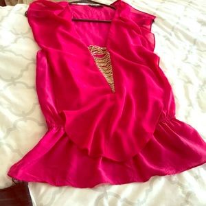 Fuschia shirt